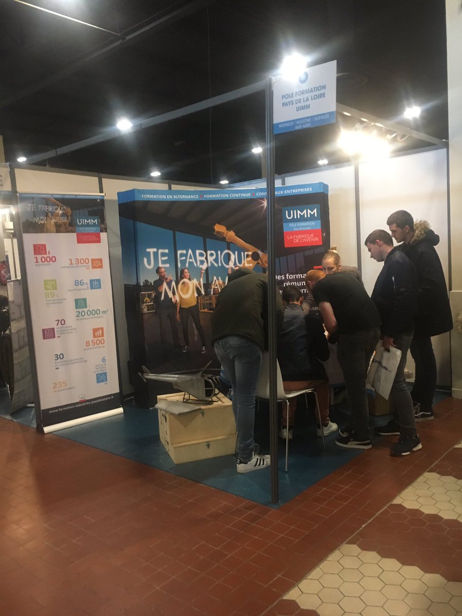 FabAcademypdl's tweet photo. Vous recherchez une #formation dans l’ #industrie ? Des questions sur un métier? Retrouvez notre stand @PformationPDL aujourdhui et demain au salon #formatheque #studyrama au parc des Expos a #Angers. On vous attend! https://t.co/sTqPuyJ1ii