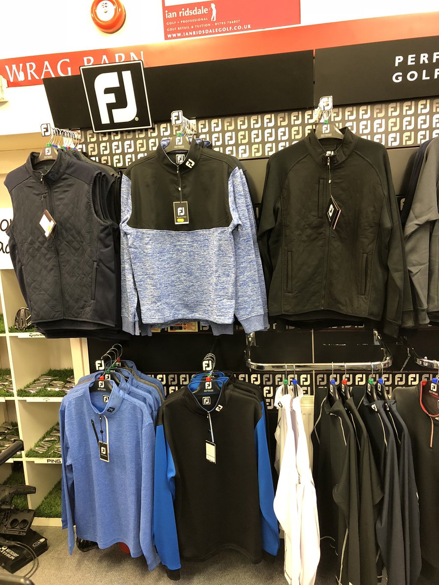 WragBarnProShop's tweet photo. @WragBarnProShop we are here to give any golfer what they require! So pop in store to check out our new range of @FootJoy winter clothing to battle the wind rain and even snow!! with lined jumpers, quilted jackets, waterproofs and much more! @R1Ridsdale #FJ #MarkOfAPlayer https://t.co/U9ttwgpHXx
