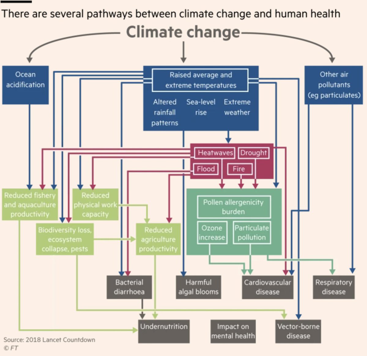 Five charts on why climate change is bad for your health on.ft.com/2E6canD