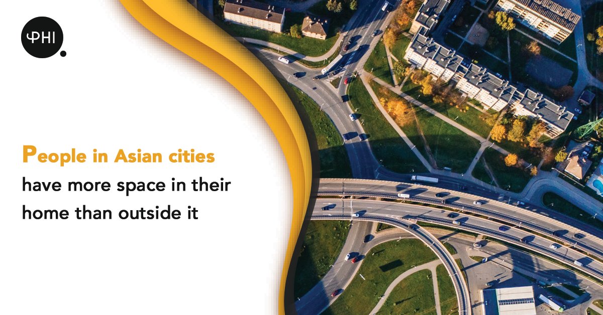Life in urban cities are changing so drastically, that people are hardly aware of the spaces surrounding them. #UrbanCities are left with less outdoor spaces compared to indoor. Where are we headed to? Tell us how much open space does your city has! #ThinkPhi #ThinkSustainable