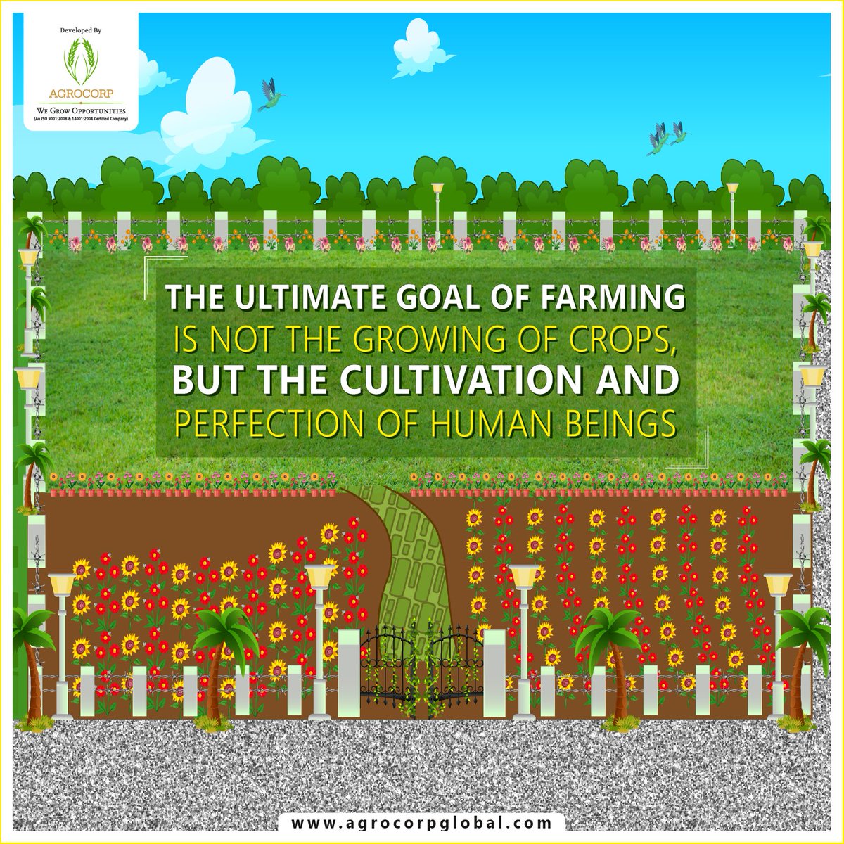AgrocorpFarms's tweet photo. "The Ultimate Goal Of Farming is not the growing of crops, But the cultivation and perfection of Human Beings".
#Motivation #Agrocorp #LifeAtPeace #FarmLife #Agriculture #AgroFarming #Anantapur #AndhraPradesh #Hindupur #Karnataka #LepakshiTemple #Lepakshi #Bengaluru https://t.co/6slbJF2MeN