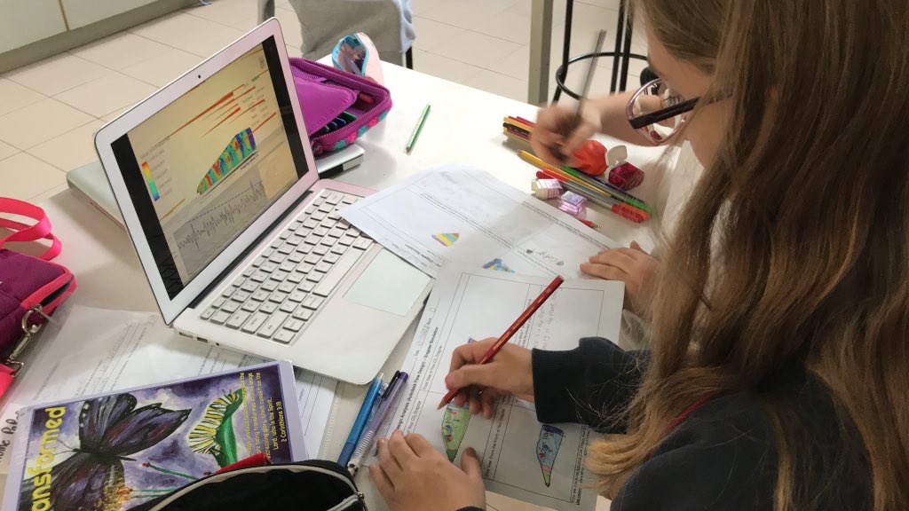 ICS_MidSchool's tweet photo. Another day of further investigations using Flow Design. Students are answering and processing information to answer the WHY? #ICSHK #ICSSTEM #ICSHKLearning https://t.co/yfeA44F8ln