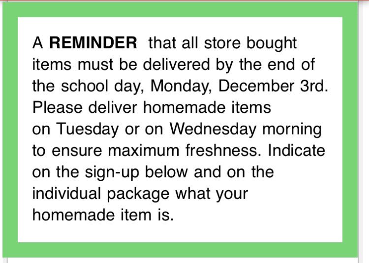 <a href="/RHS_PTSA/">Rolesville HS PTSA</a> families spread holiday cheer &amp; celebrate our <a href="/RolesvilleHigh/">Rolesville High</a> staff by sharing food and beverages.  Desired items may be found at this link    
signupgenius.com/go/10c0b44a5ae…