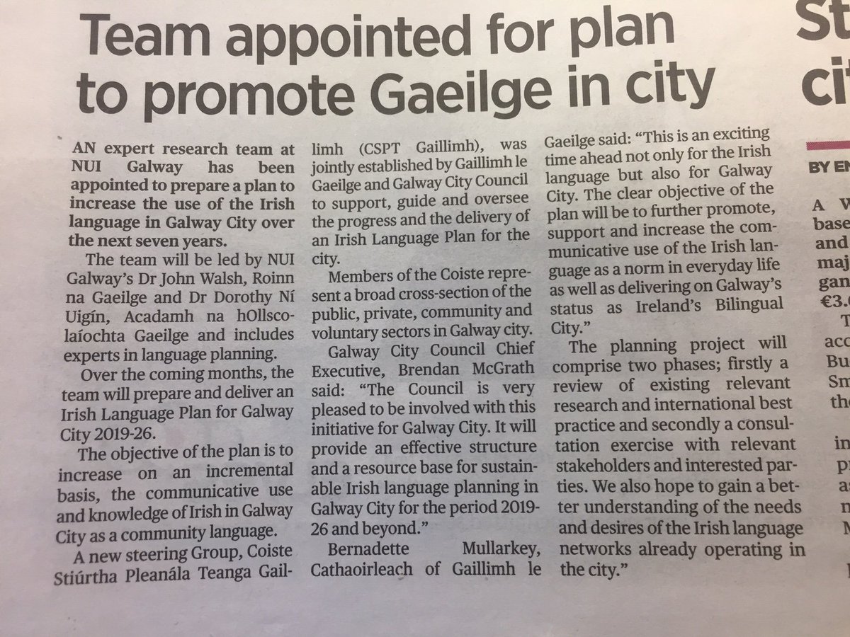 Gaillimh le Gaeilge tweet media