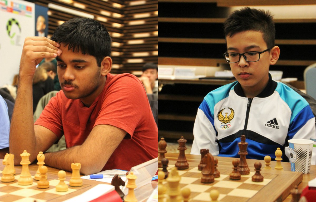 wyco2018's tweet photo. #wyco2018

GM Arjun Erigaisi (2531)🇮🇳 - GM Nodirbek Abdusattorov (2560)🇺🇿are playing against each other on board 3.

https://t.co/kasJoYmjoz https://t.co/XktkYZcWhj