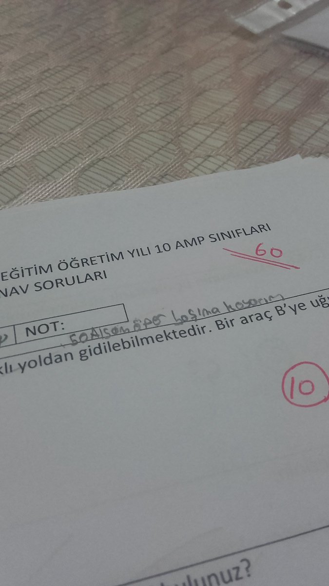 Canım öğrencim ben seni üzer miyim