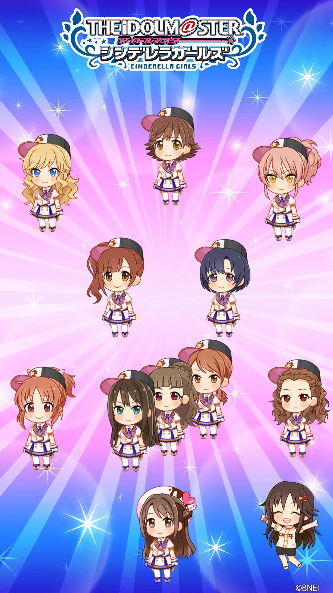 はいおけ 経過観察中 アイドルマスターシンデレラガールズ で壁紙メーカー公開中 すきなアイドルを組み合わせて自分だけの壁紙をつくってみたよ Imascg 7thanniv 壁紙メーカー 次は野球 Pは先中抑 シンデレラナイン