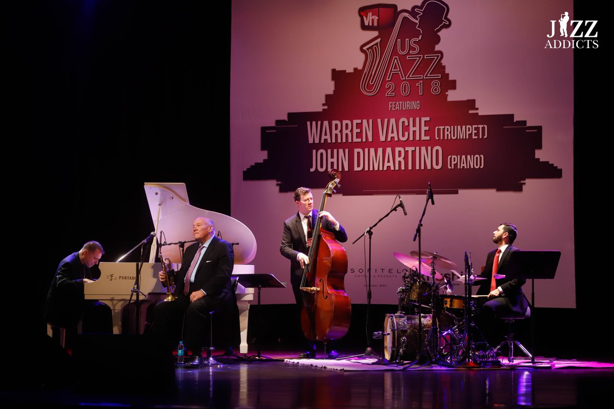 Jazzaddictsindi's tweet photo. This year we had Warren Vache &amp; John Di Martino playing for us at Bandra, on the 27th of November, 2018. It was a treat to the eye to watch this splendid duo take over the audiences with their performance. It was indeed an evening to remember. #jazzinparadise #JazzLovers https://t.co/Bwf22cXkBq
