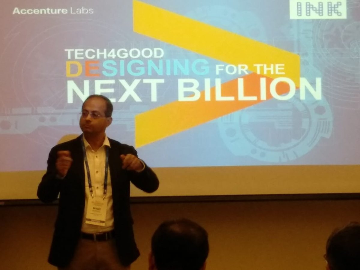 natarajk's tweet photo. @inktalks How can technology help to re-imagine solutions for the next billion? Interactive workshop by Accenture #tech4god #inktalks @poddersanjay @accenturelabs https://t.co/PFGoPBHuSY