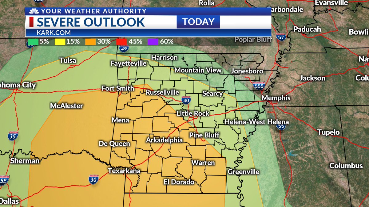 HaydenNix's tweet image. Severe weather is still possible later this evening into the overnight hours. Two rounds look likely. Bust potential still possible but looking less likely. Video: bit.ly/2Qph8S6 #arwx