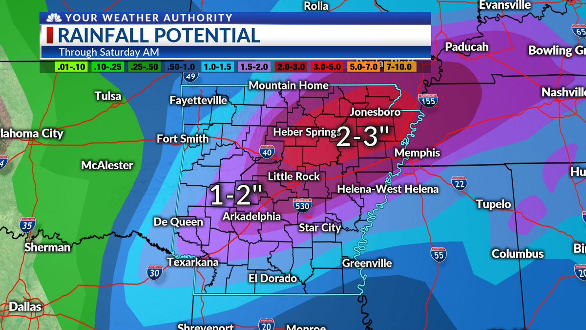HaydenNix's tweet image. Severe weather is still possible later this evening into the overnight hours. Two rounds look likely. Bust potential still possible but looking less likely. Video: bit.ly/2Qph8S6 #arwx