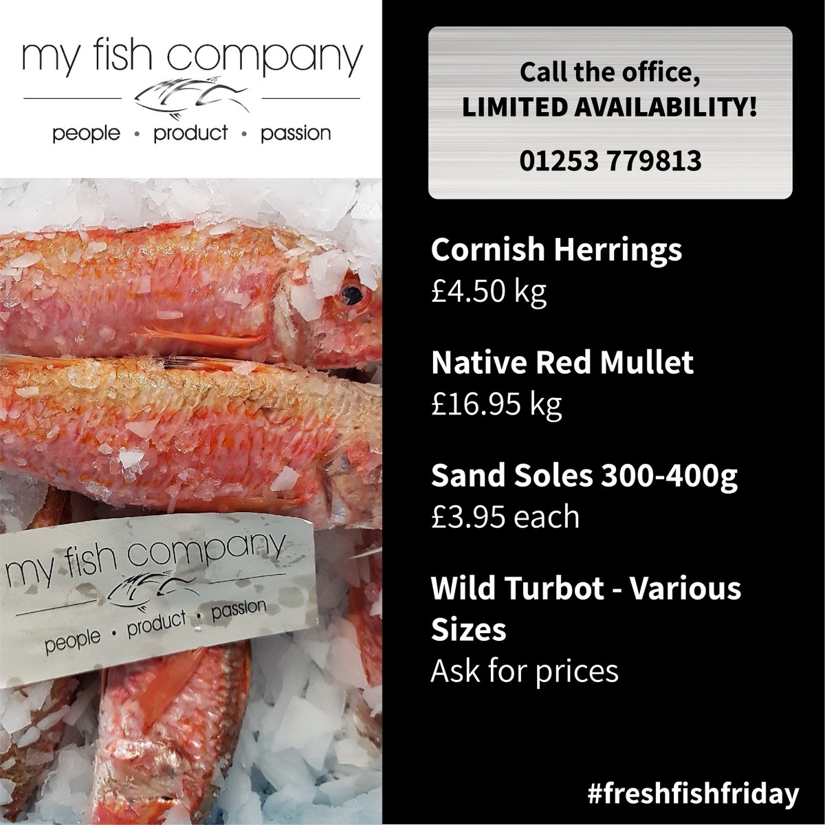myfishcompany's tweet image. Despite the wild storms this week we have some great prime fish, call the team now on 01253 779813 to get some cracking deals for your specials or to freeze for Christmas menus! Don't forget we still have fresh Cod on special too #freshfish #freshfishfriday