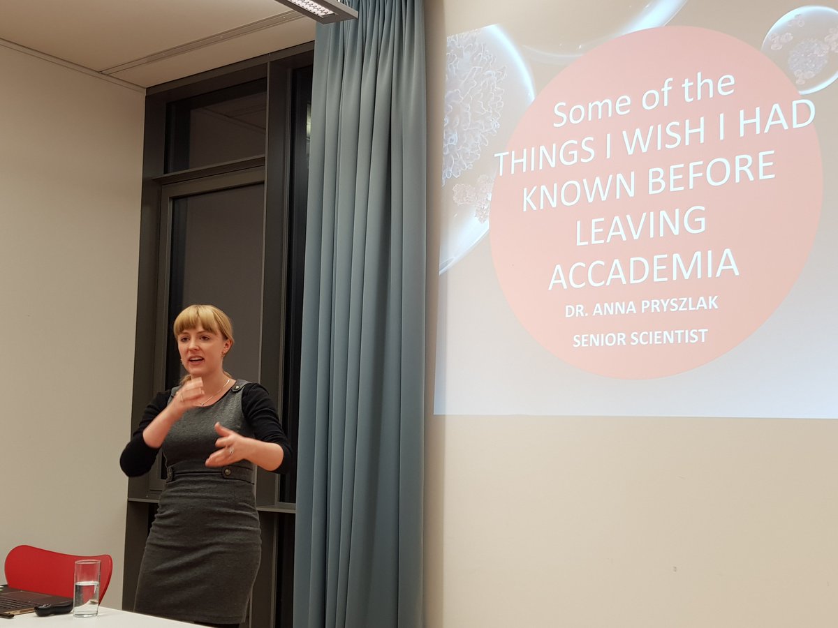 Thank you so much, Anna Pryszlak, for sharing the story behind your trajectory from academia to #biotech #startup and <a href="/embl/">EMBL</a> spin-off Velabs Therapeutics at our Biotech Entrepreneurship and Leadership Lecture. Anna had to answer many questions...ton of interest 😃