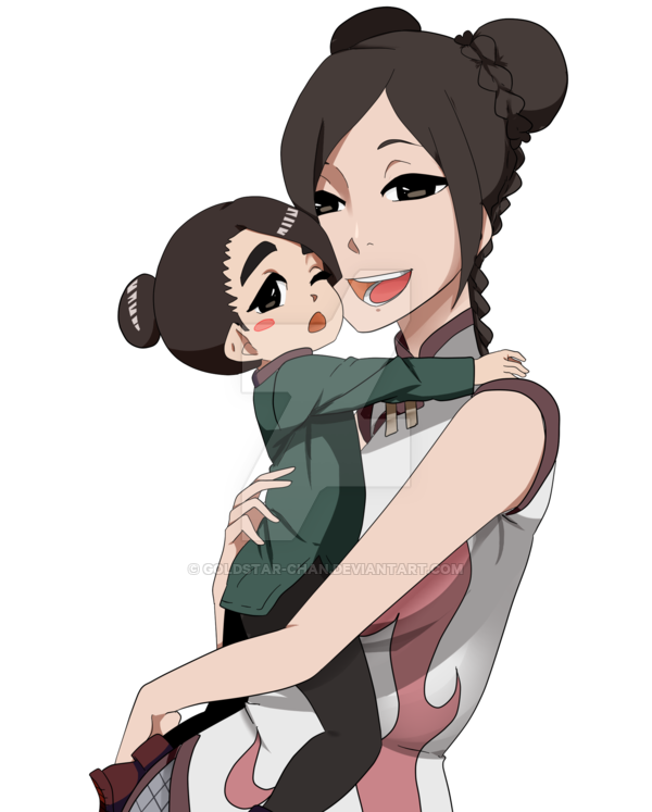 TenTen テンテン and her baby Diasuke (Rock Lee's ロック・リー son)
LeeTen リーテン fanart warning, because their precious OC babies deserve it.
Naruto ナルト / The Last AU

Posted with permission of the artist and OC owner:  Sis-chan
deviantart.com/sis-chan/art/T…