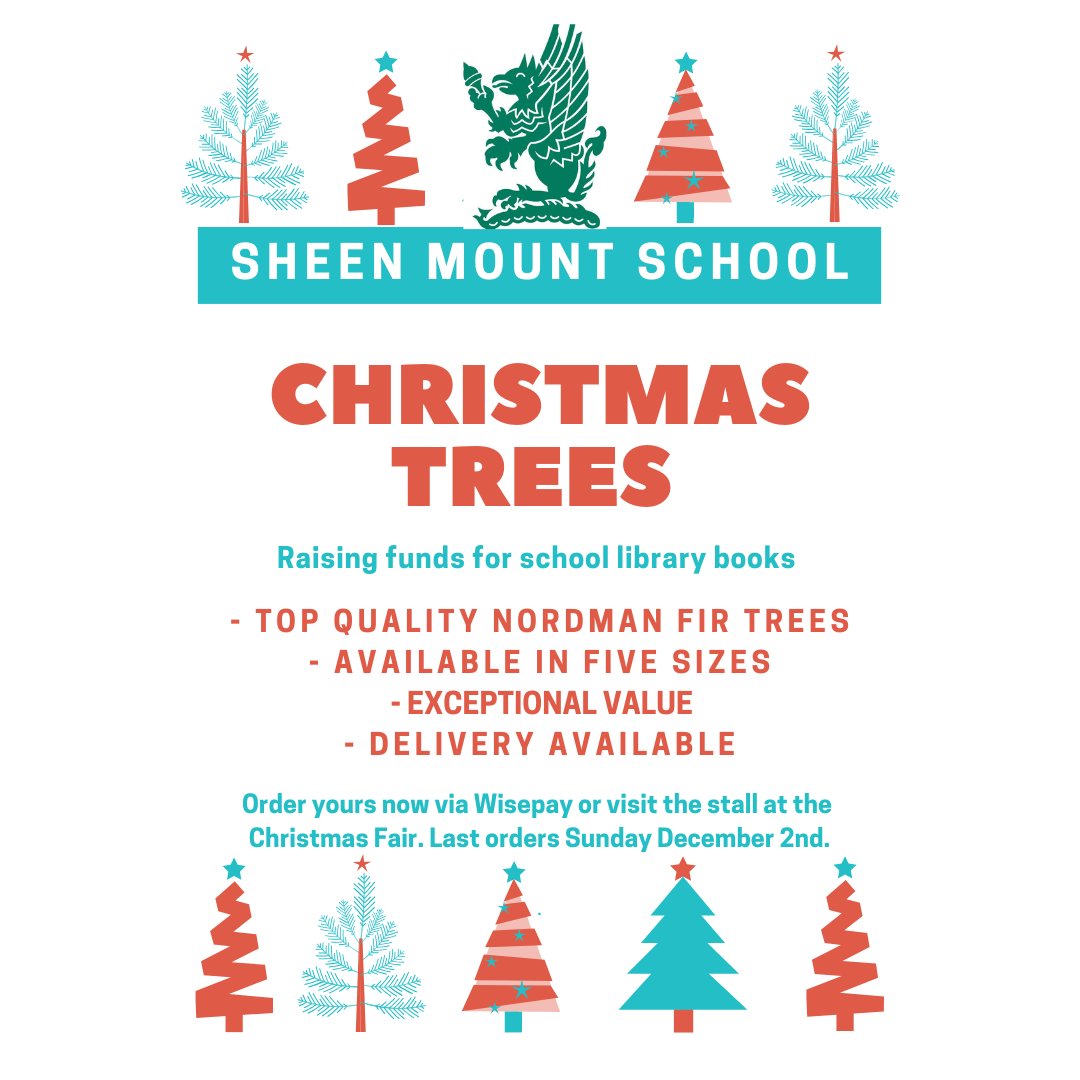 Get along to the <a href="/sheen_mount/">Sheen Mount</a> Christmas Fair tomorrow between 11am and 3pm, order a top quality Christmas tree at a great price and help raise money for the school library. 🎄🎄🎄