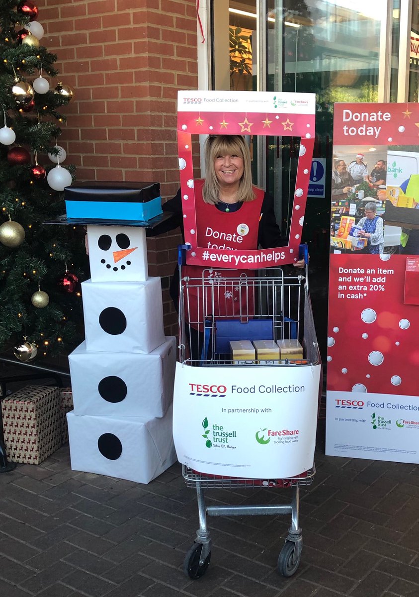 Food Collection at GX. Big thanks to all our customers who donate this weekend and throughout the year#EveryCanHelps