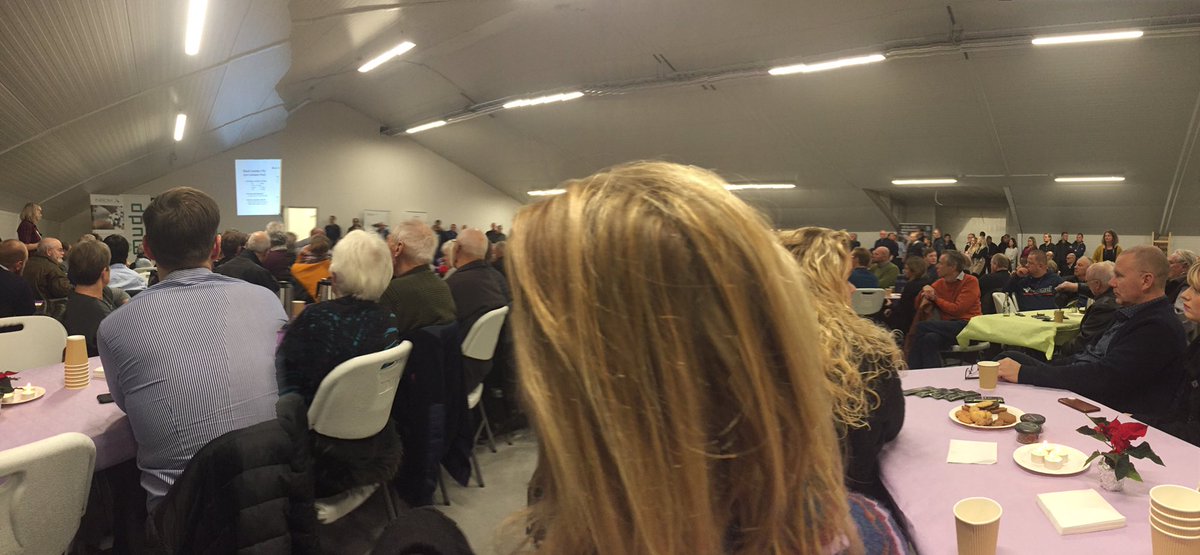 LarsKarnoe's tweet photo. At the grand opening of the #Biofactory - first industrial scale production of black soldier flies for feed and #food i.e #spisenorm - huge crowd for #insects as #sustainable protein source https://t.co/VKTQk1MhjA