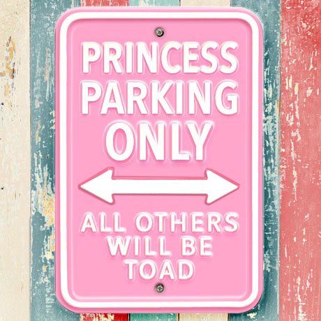 metalsignstore's tweet photo. NEW ARRIVAL!! New lines being added to our website as we speak. This Princess parking sign is perfect for your little princess! Order on our website and get 10% off your first order. ORDER CODE: 50857 #princess #car #parkingsign #pink #daddysgirl #driving #decor #gift https://t.co/LD3c949GZP