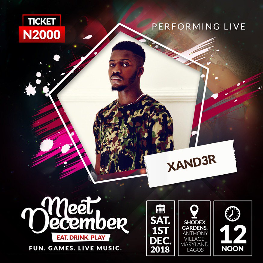 revisocials's tweet photo. Come listen to live music in a way that you've never seen before at #MeetDecember
A line up of acts that are Nigeria's best kept secret 😉
You don't want to miss this. https://t.co/JZa8E8yVY7