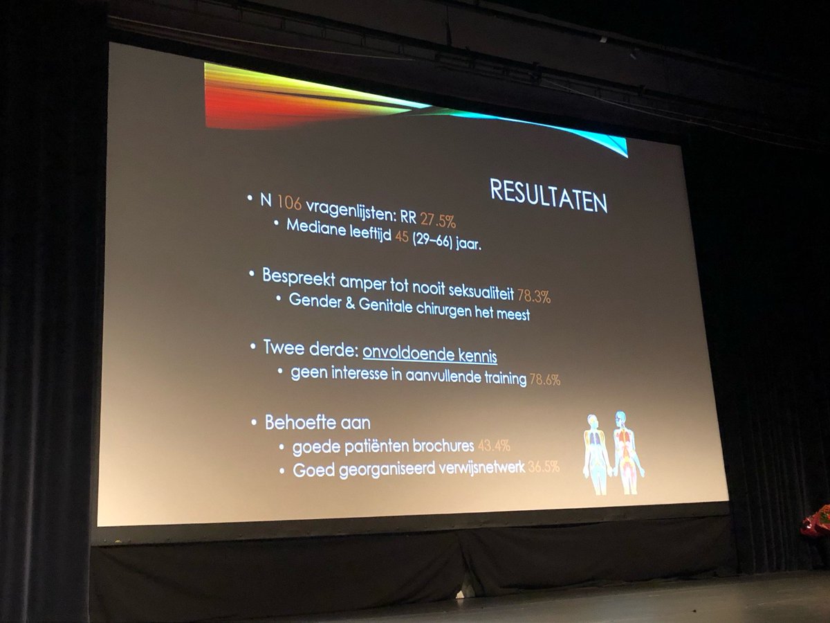 lalalalinder's tweet photo. Onderzoek van Ricky Dikmans leidt tot veel rumoer in de zaal bij #nvvs: plastisch chirurgen bespreken zelden seksualiteit met hun patiënten https://t.co/xWhTYR0tHV