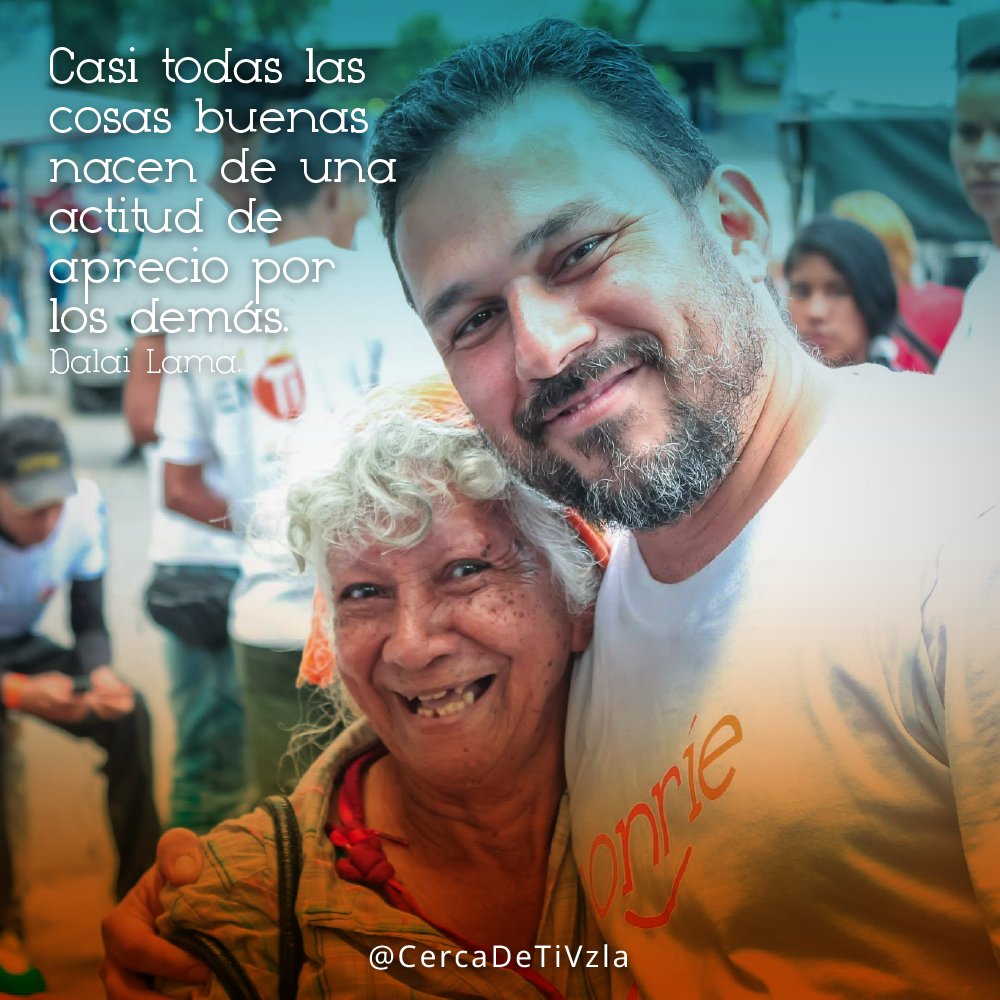 CercaDeTiVzla's tweet photo. 📝Recuerda hoy que el propósito de la vida es servir y mostrar compasión por quienes te rodean.
_
😍Cuanto más entregues, más recibirás, ¡compruébalo!
_
#FelizViernes #CercaDeTi2018 #CercaDeTiVzla #SonríeDiosCreeEnTi =) https://t.co/Y8rzZnonT1