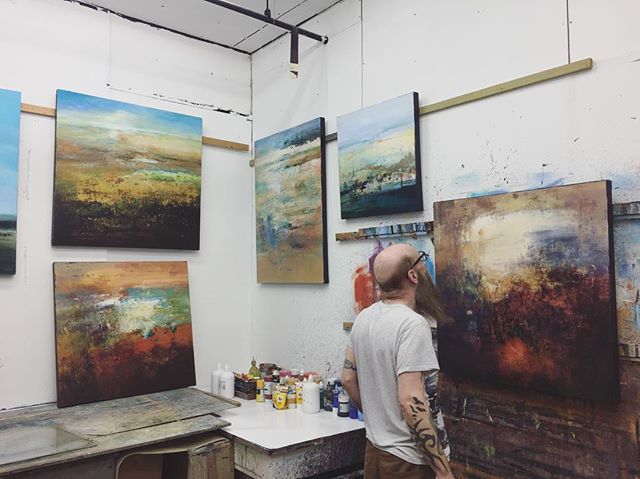 CrossStreetArts's tweet photo. What a display in @artistandavid studio! This Saturday as close as @steven_heaton is to see the depth of his marks and layers. .
#openstudios #exhibition #wiganart #painting #abstractpainting #studiolife #artstudio #painting #painter #abstractart #standi… https://t.co/knHQmF151P https://t.co/2y5YEeNUXw