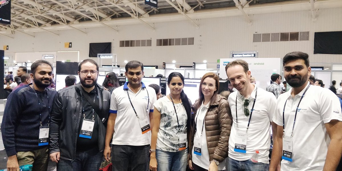 Lalithmanokar's tweet photo. #SAPTechEd #SAPWebIDE  Avengers of WebIDE #sapwebideexperts successfully accomplished SAP TechEd Bangalore @Pavanvasisht @BorisTsirulnik https://t.co/l1E19NnL30