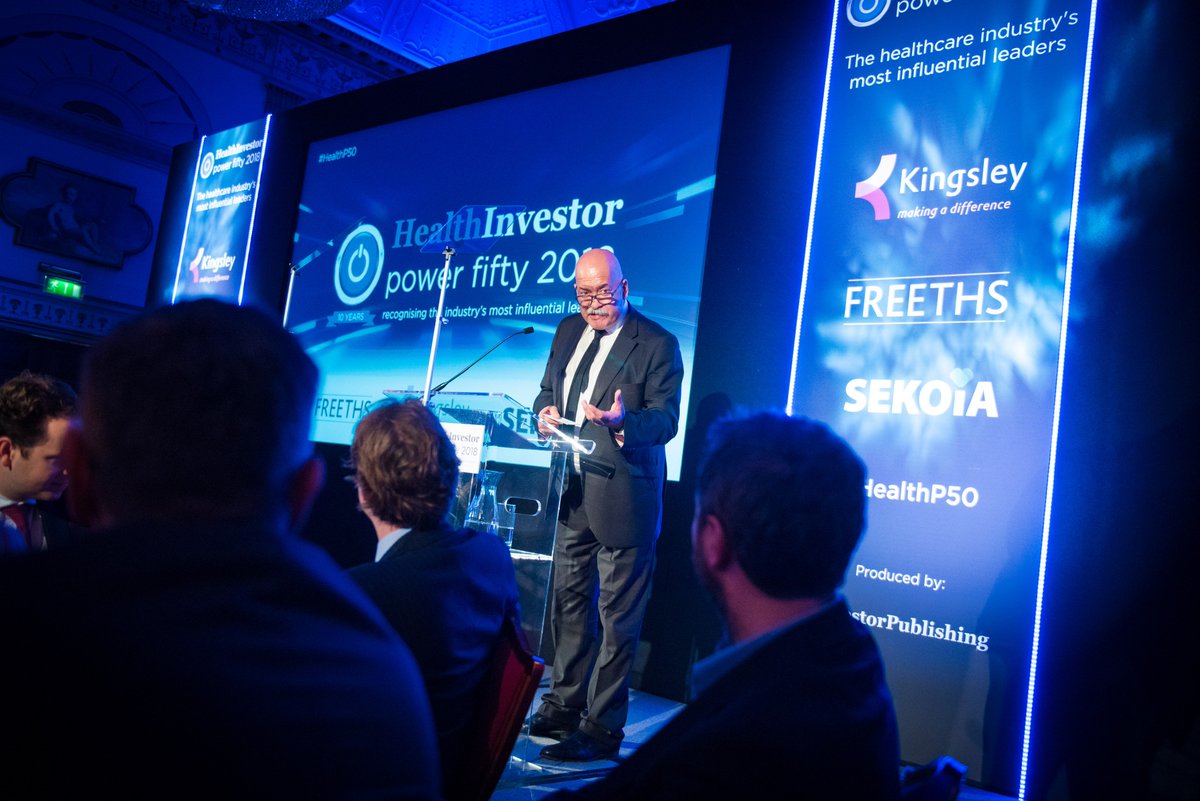 HealthInvestor's tweet photo. Lets look back at #HealthP50, which was a sold out award ceremony recognising the health and social care’s most influential leaders https://t.co/M4zvWcjKs1