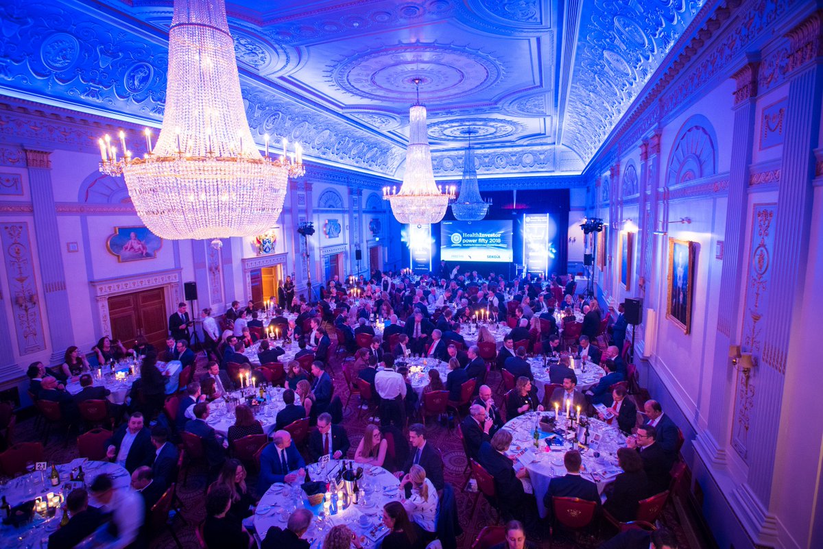 HealthInvestor's tweet photo. Lets look back at #HealthP50, which was a sold out award ceremony recognising the health and social care’s most influential leaders https://t.co/M4zvWcjKs1