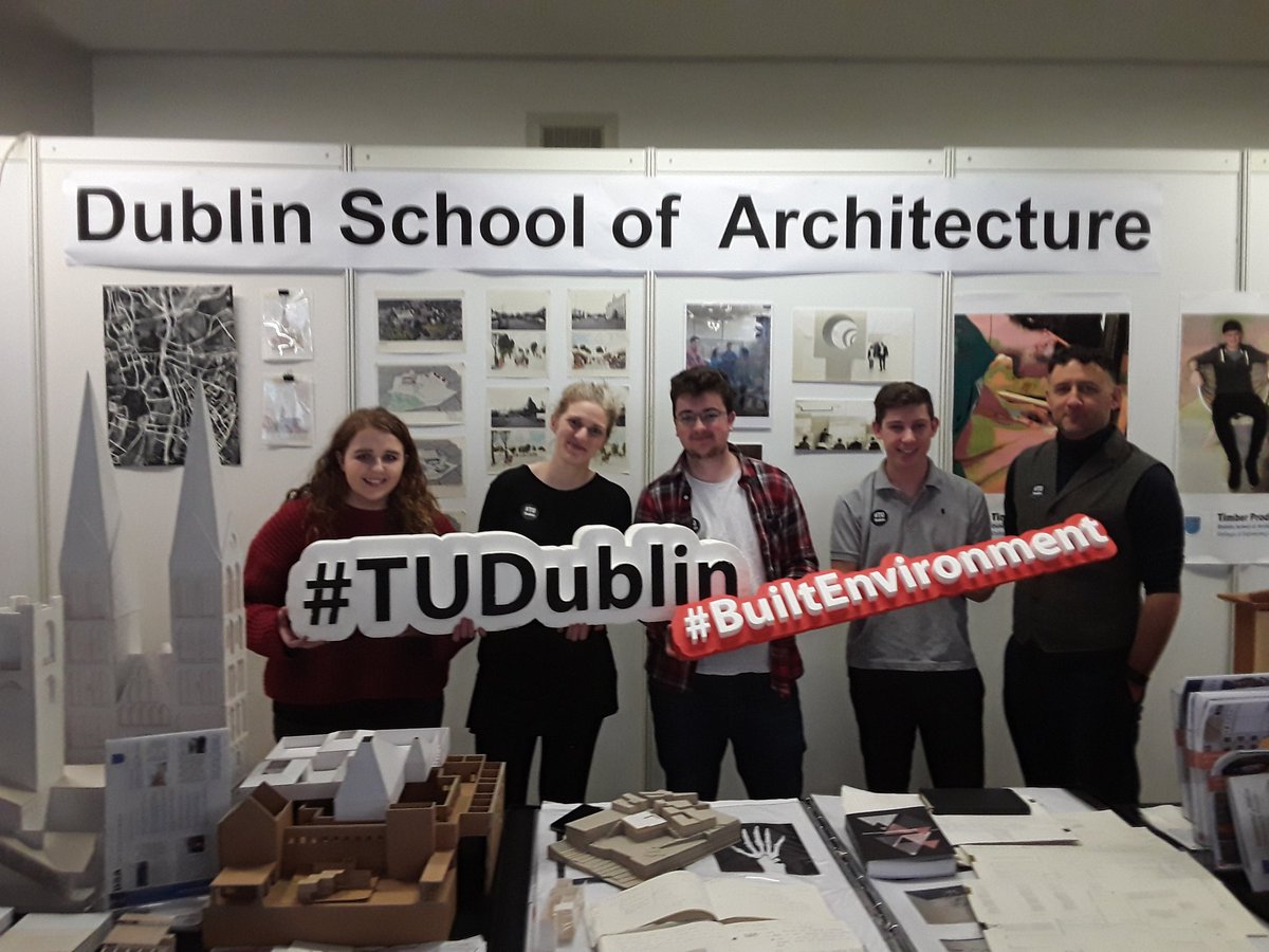 WeAreTUDublin's tweet photo. #DITOpenDay #TUDublin with @DITarchitecture @FNDuffy https://t.co/mmrl5j4zZF