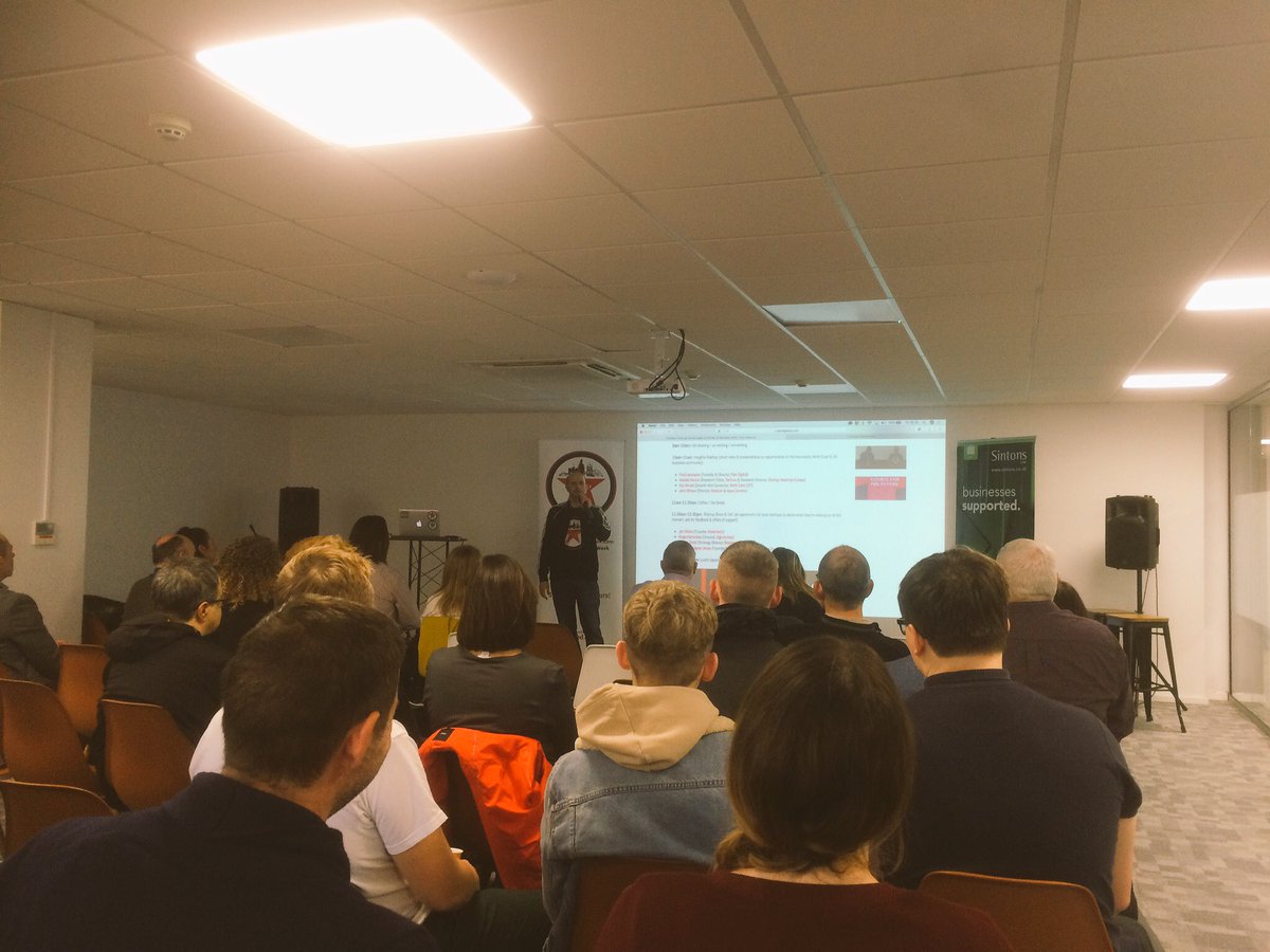 Always amazing to hear about the brilliant work being done across the North East! #Founders #FoundersFriday #ThisIsMINE