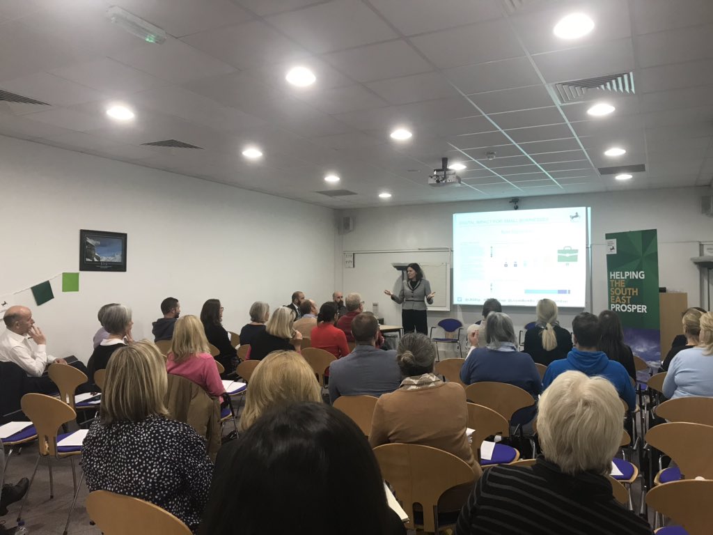 JGrinsteadLBG's tweet photo. Tara Foley, COO Risk, brilliantly positioned the #DigitalKnowHow session in Andover today! Here Tara highlighted the importance to keep growing digital skills beyond the “basic” level to help the South East Prosper! @LBGAmbSthEast @LBGDigi @LloydsBankBiz  #digitalgarage https://t.co/skM4M8krqV
