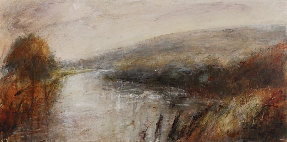 susiemonn's tweet photo. Good Evening @Clr_Collective Heres MISTY OUSE  - an oil painting inspired by early morning autumn walks along the river.
#art
#painting
#landscapepainting
#artlover
#sussex
#Lewes https://t.co/ss8isFMK4V