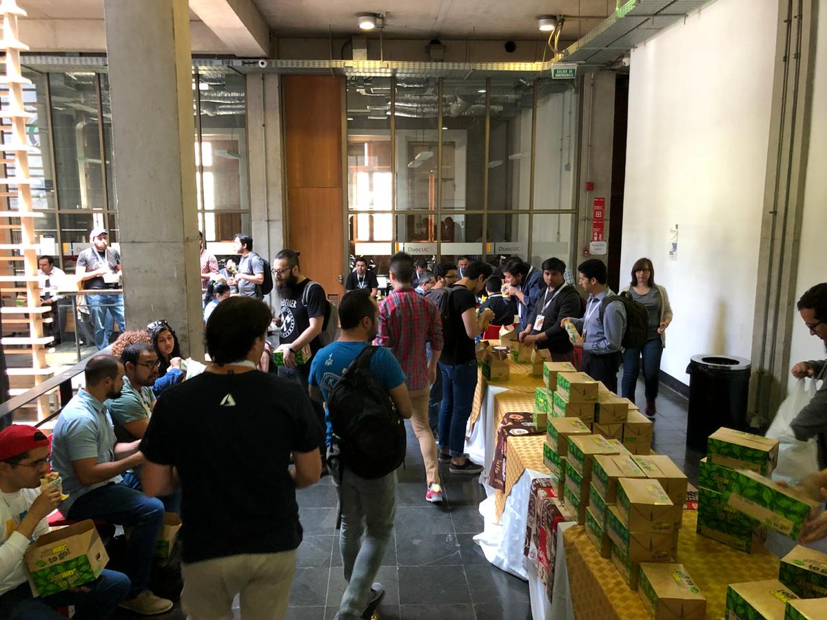NETConfCL's tweet photo. Lunch break 🌯🌯
#NETConfCL
@subwaychile https://t.co/oUysxG8gYi