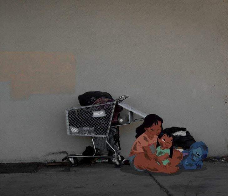 DaniT76296571's tweet photo. i saw a post on facebook that said "if Disney characters lived in the real world" and these pictures were really interesting.. https://t.co/u9hF5ut9hi