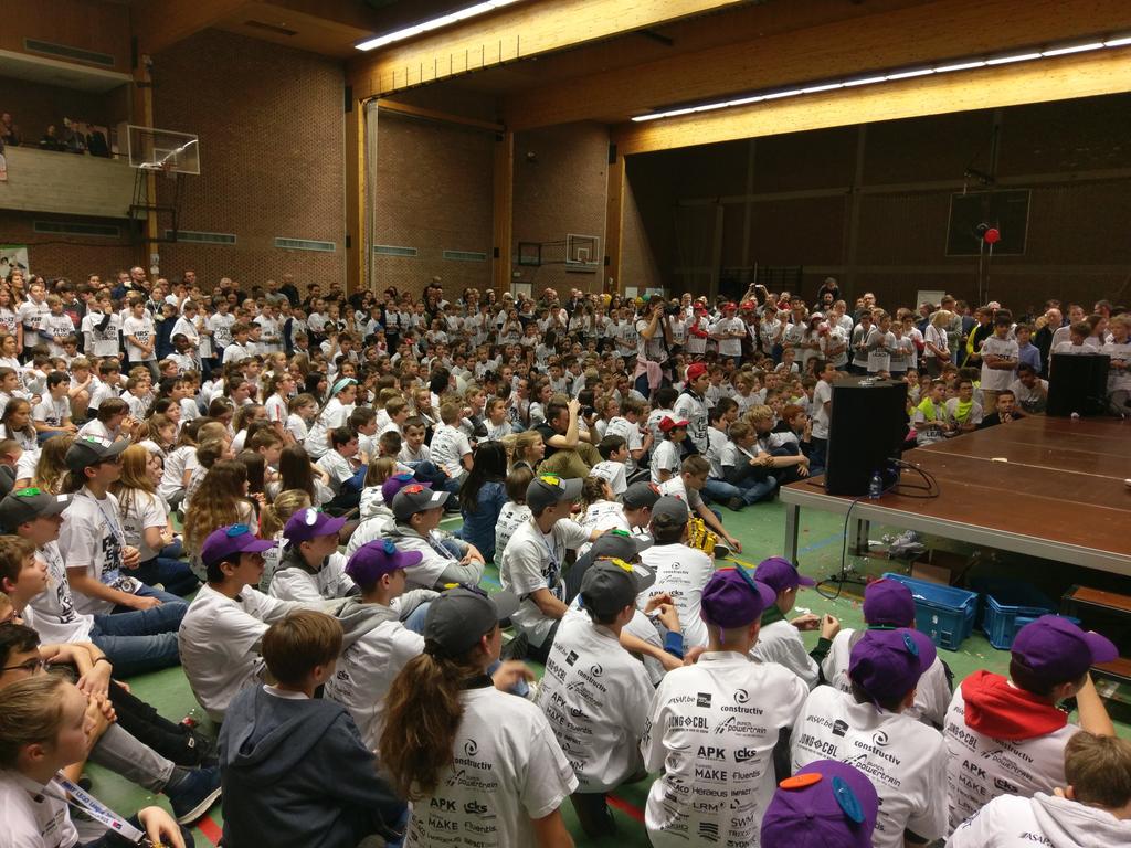 Finale van FirstLegoLeague van #voka meer dan 600 leerlingen enthousiast maken voor technisch talent