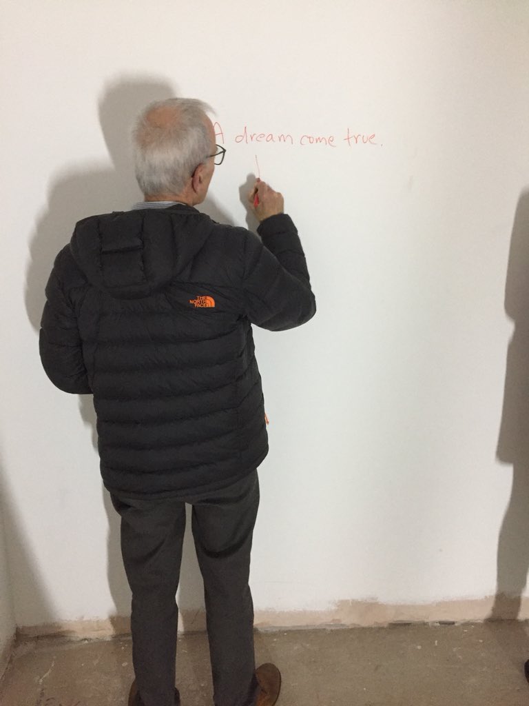 TheCHBH's tweet photo. We were delighted to welcome senior representatives from @LES_UniBham and @UoB_SoP today at the second of our wall signings. The signatures will be sealed behind magnetic shielding in the #MEG room and will act as a time capsule #chbh @unibham_estates... 1/2 https://t.co/WtdbNSCeqH
