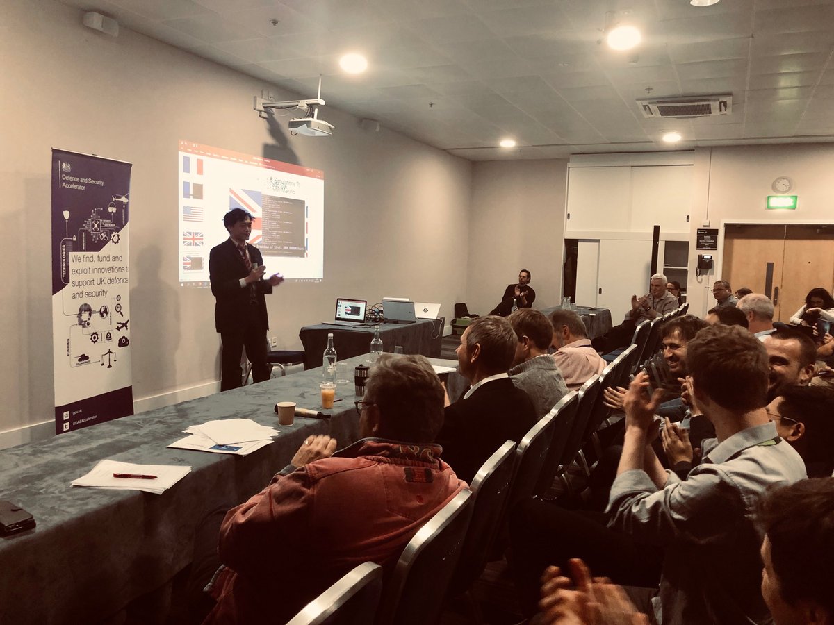 BeMyAppEMEA's tweet photo. Our last team Green TNT haaaaaas pitched! Hold tight everyone keeping tabs on the @DASAccelerator Defence Logistics Hackathon - results to follow soon! #DASAHack #Hack Hercules https://t.co/rIXXtF3xFm