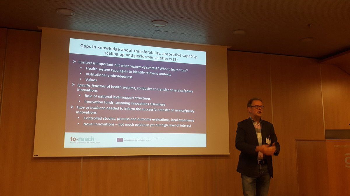 toreachEU's tweet image. Focus on #policytransfer and how to bridge the gaps in knowledge about #transferability in #healthsystems #EPH2018 #toreachEU