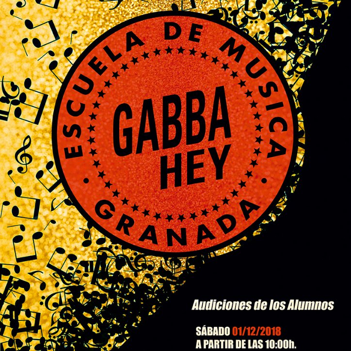 [#Música] Este sábado a partir de las 10.00h tendremos la visita de los alumnos/as de la escuela de música 🎶 Gabba Hey  para realizar sus audiciones abiertas al público de #Diciembre.
¡Acércate y disfruta de las nuevas generaciones musicales de la ciudad del 🌟🎸 #rock!