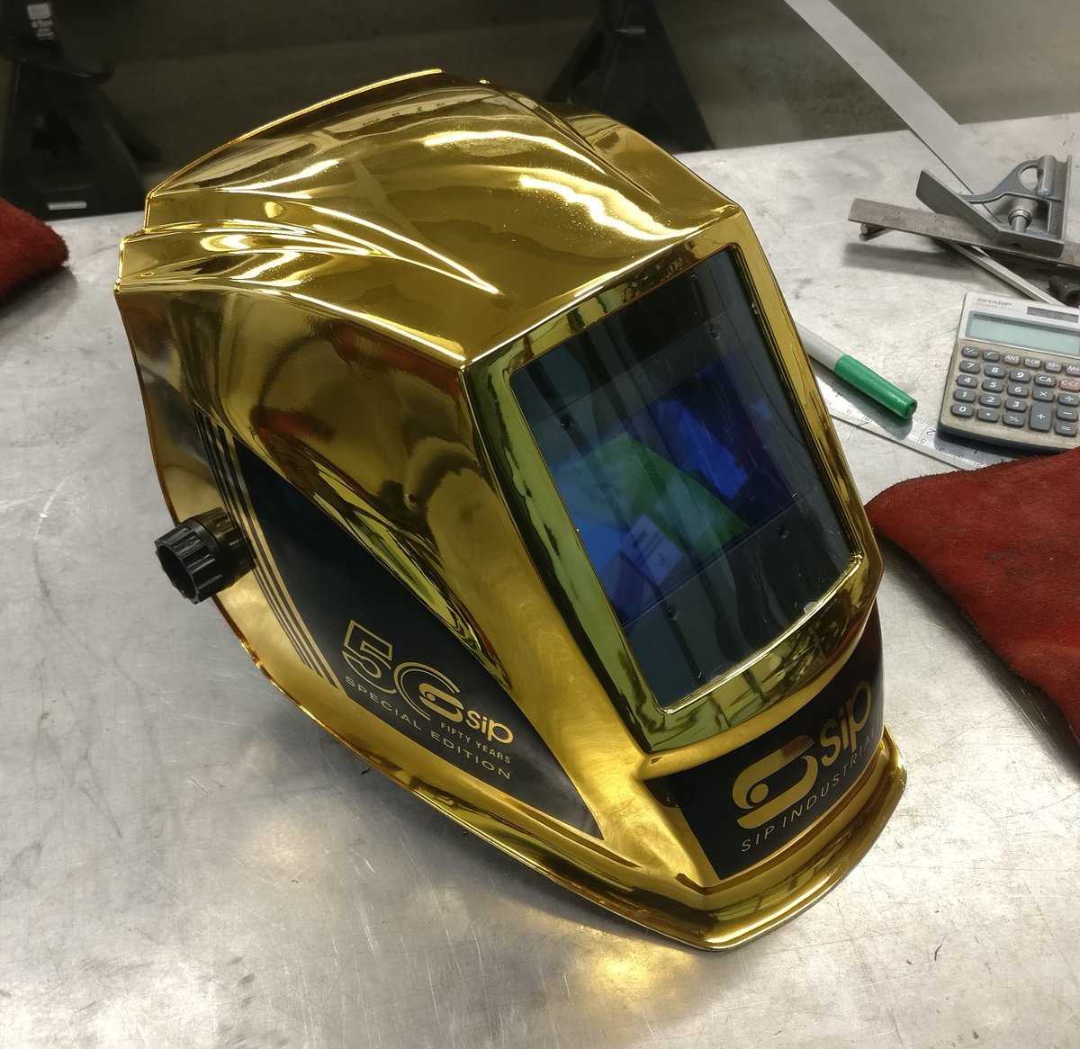 It's competition time! To win one of these terrific, limited edition welding helmets courtesy of <a href="/sipindustrial/">SIP Industrial Products</a> just like &amp; retweet this post! It couldn't be any simpler. Shipping worldwide so everyone is invited to enter. Winner chosen at random &amp; announced Friday 7th December.