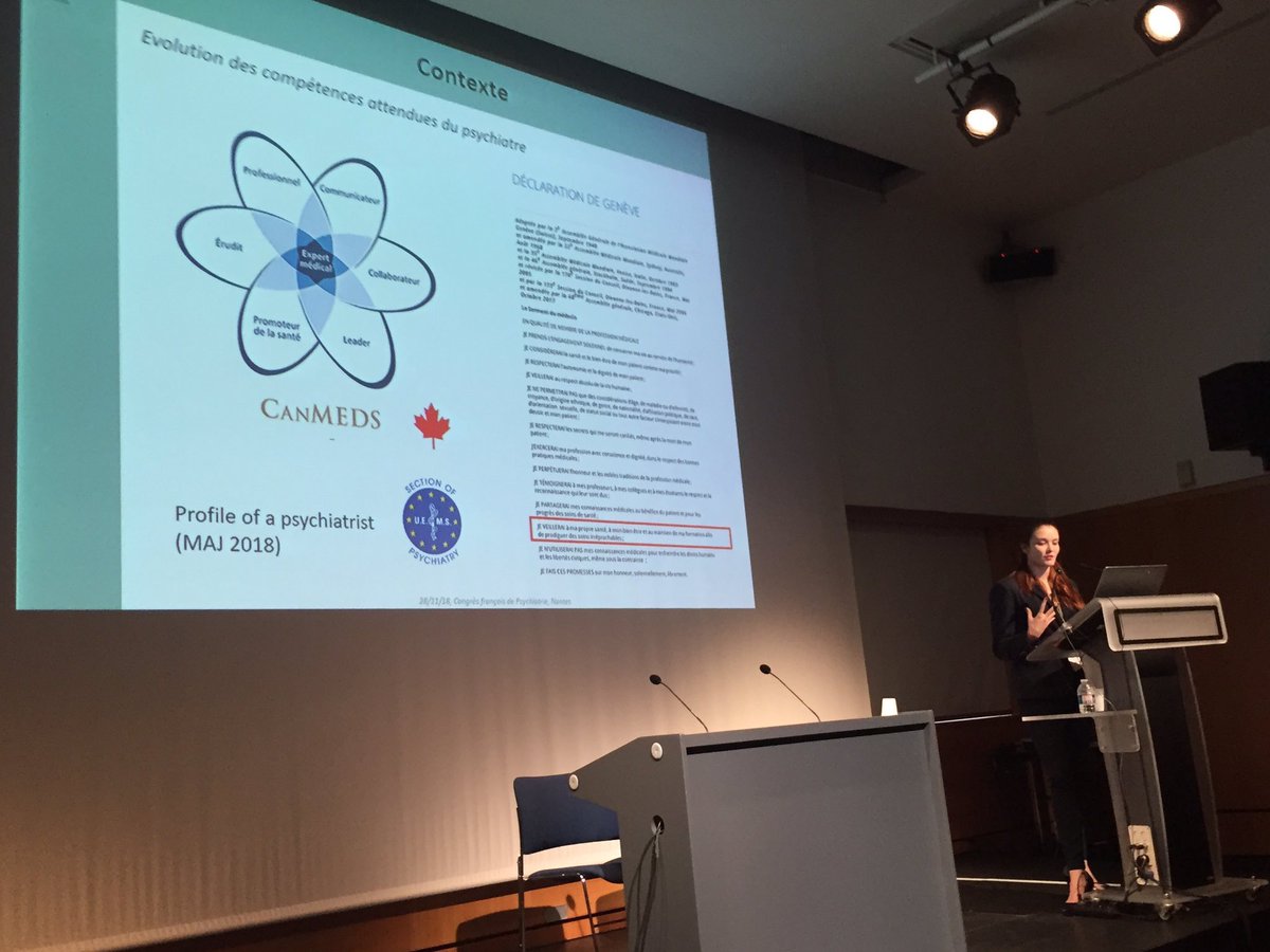 AudChlo's tweet photo. Merci à tous les participants de la session @AFFEPtweet du #CFP18 à #Nantes
Merci @CfpNathalie @rcpsych @jonathanlachal @RSayous
Encore du travail sur #formation en
#psychiatrie
#santementale #medicaleducation #R3C #neuroscienceproject #leadership #Competency https://t.co/0O7p7eS7Gq