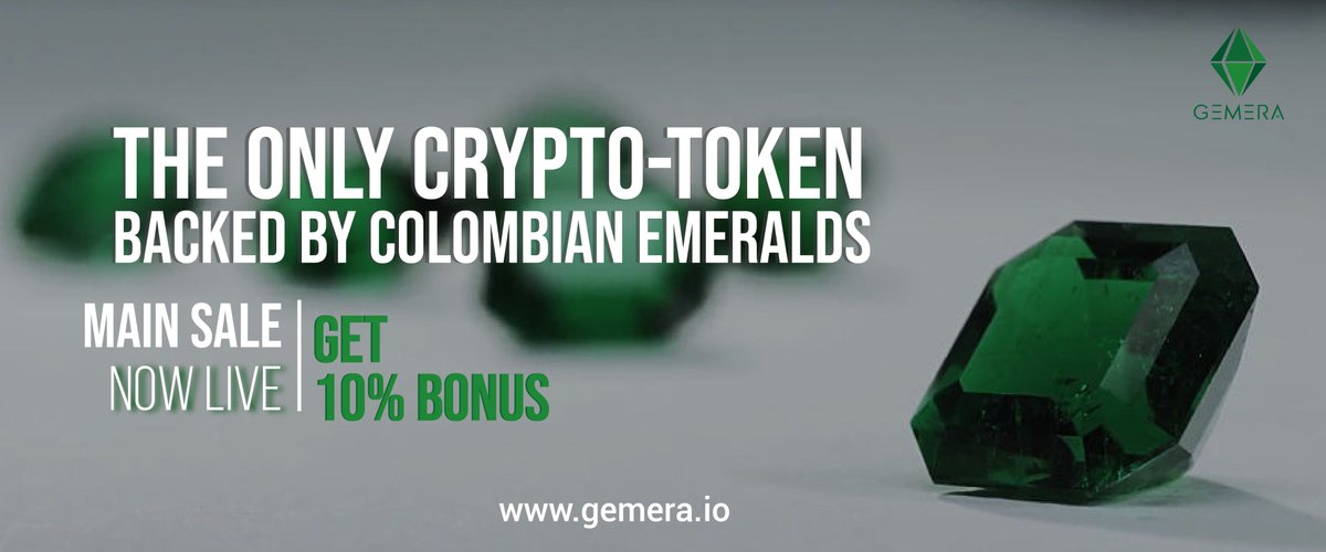 Investing in Colombian emeralds is becoming more popular, due to their unique characteristics and scarcity. Through its token, GEMERA is offering a more transparent and accessible way to invest in these gemstones. Get your tokens here, with a 10% bonus: dashboard.gemera.io