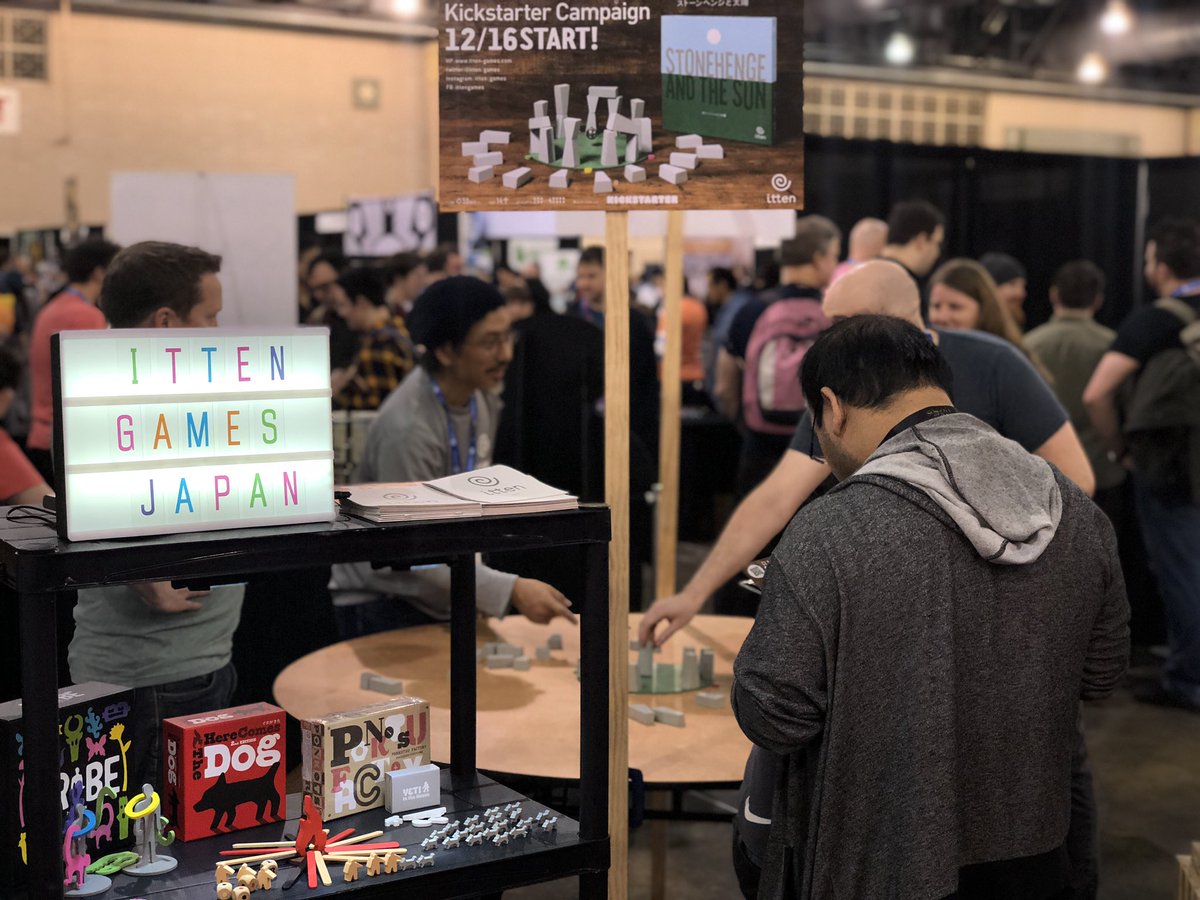 itten_games_en's tweet image. The show has begun! @ Pac Unplugged #paxunplugged #itten #ittengames #stonehengeandthesun