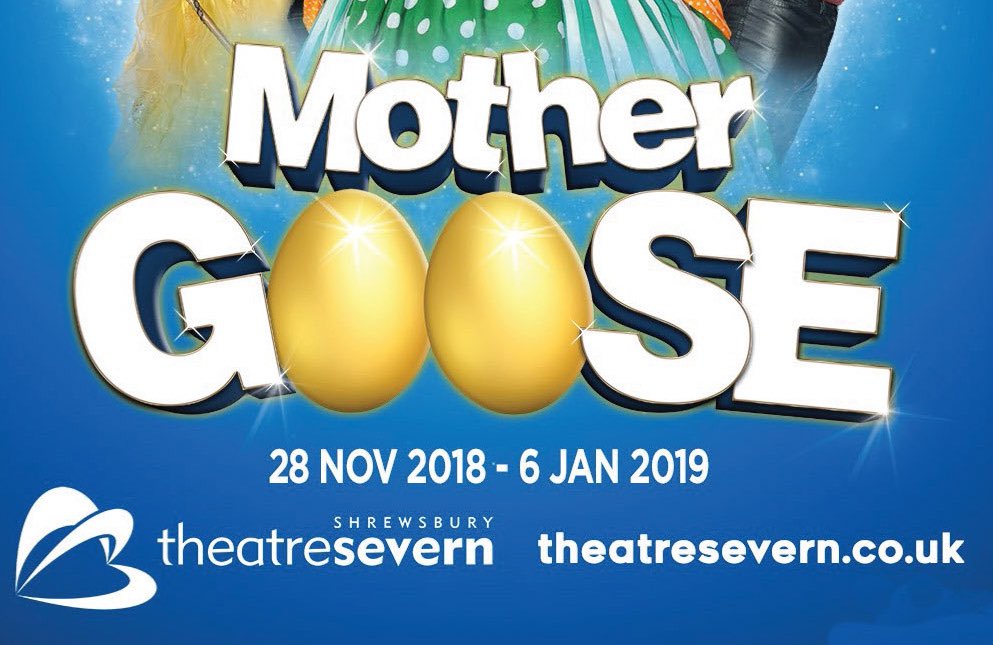 lezley4tern's tweet photo. The day has come, off to @theatresevern to see #mothergoose. Just a teeny, weeny bit excited 😍 #lovepanto #lovebradfitt #andEric #Shrewsbury #Shropshire https://t.co/FGMvWRzC58