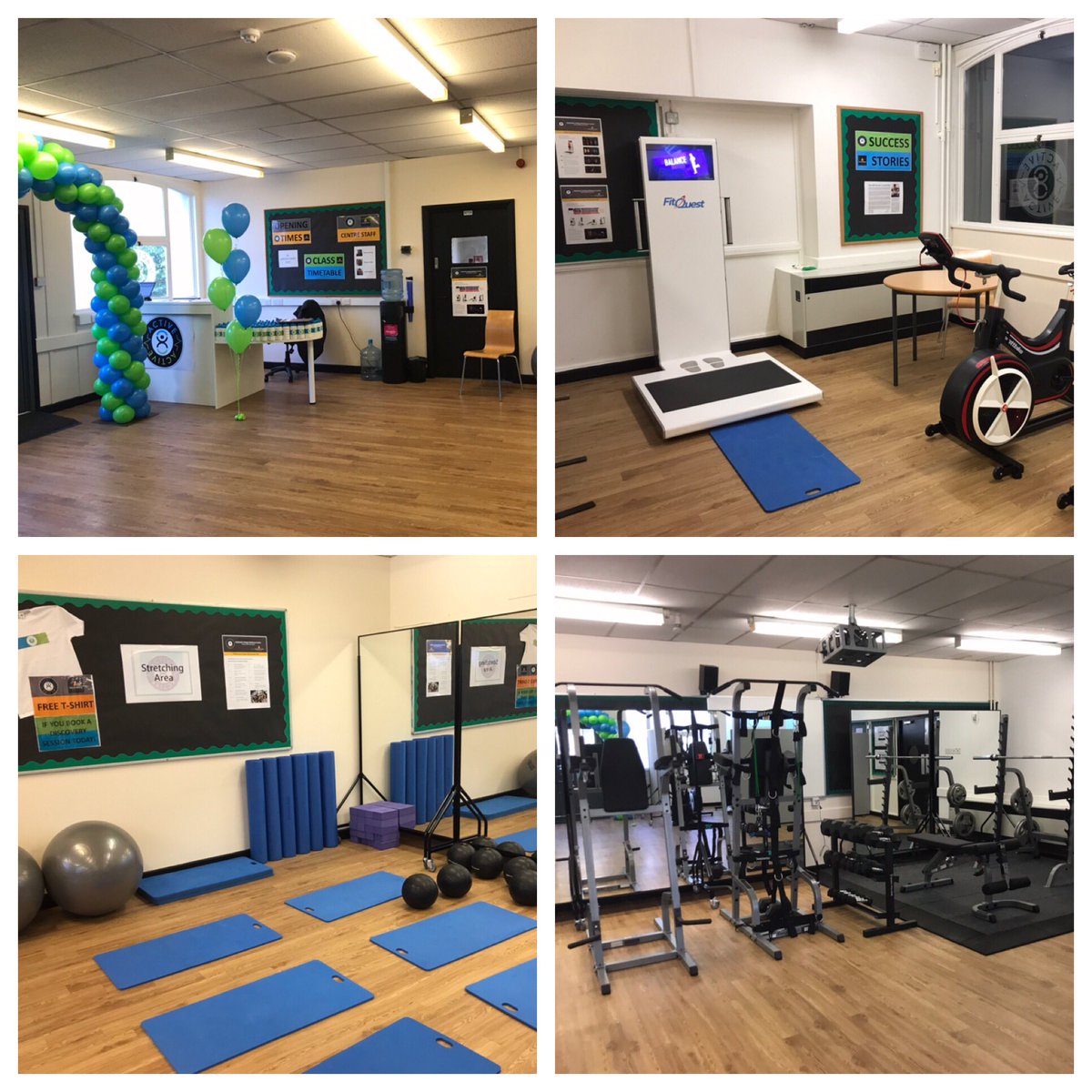OakExtra's tweet image. A brilliant opening day! Along with the tackling inactivity project, We’re now all set up to improve staff and students physical and mental wellbeing! @Sport_England @touchstone_well @oaklandscollege