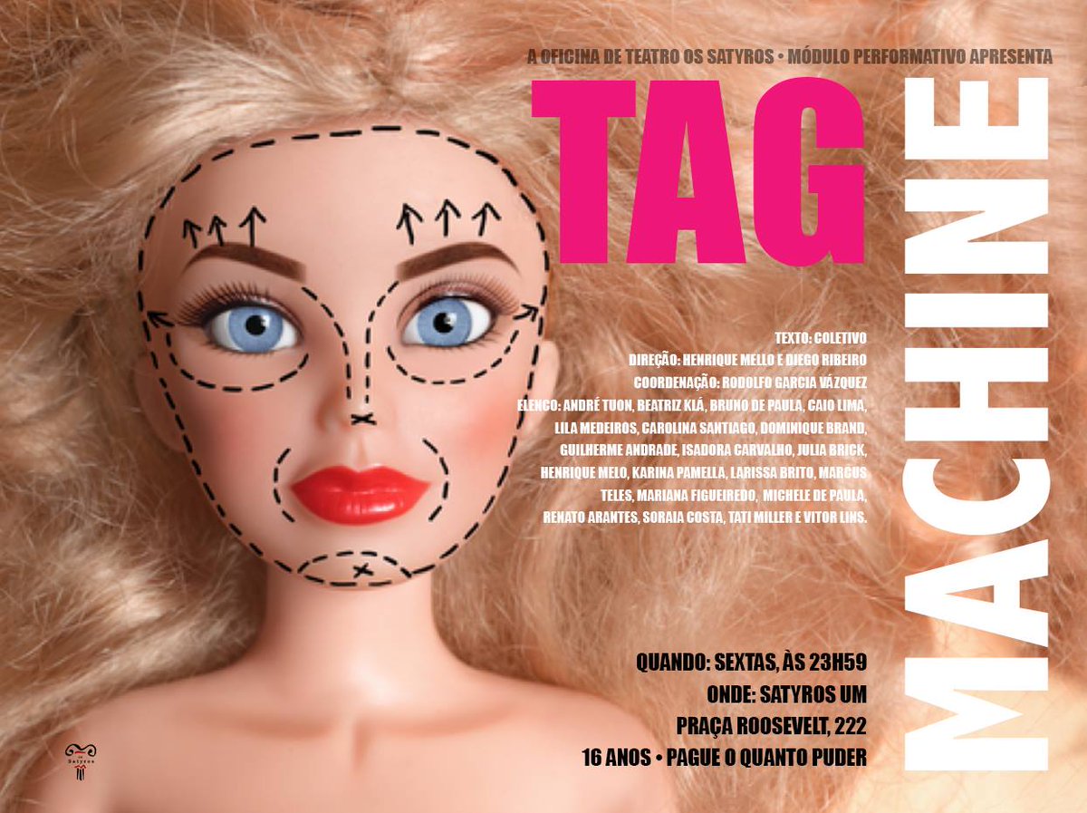 ovitorlins's tweet image. As pessoas dizem #sextou e eu digo que hoje é dia de MALDADE, é dia de POP MOTIVACIONAL. Vem fazer o #esquenta para o seu final de semana com a gente em #TAGMachine. Hoje, às 23h59 no Satyros 1 - Praça Roosevelt, 222 / PAGUE QUANTO PUDER. 🍬🍥🍩

#satyros #performance