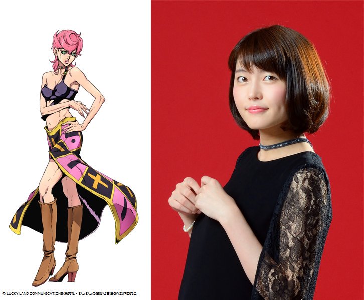 JOJO’S BIZARRE ADVENTURE PART 5 GOLDEN WIND Casts Trish Una's Actress