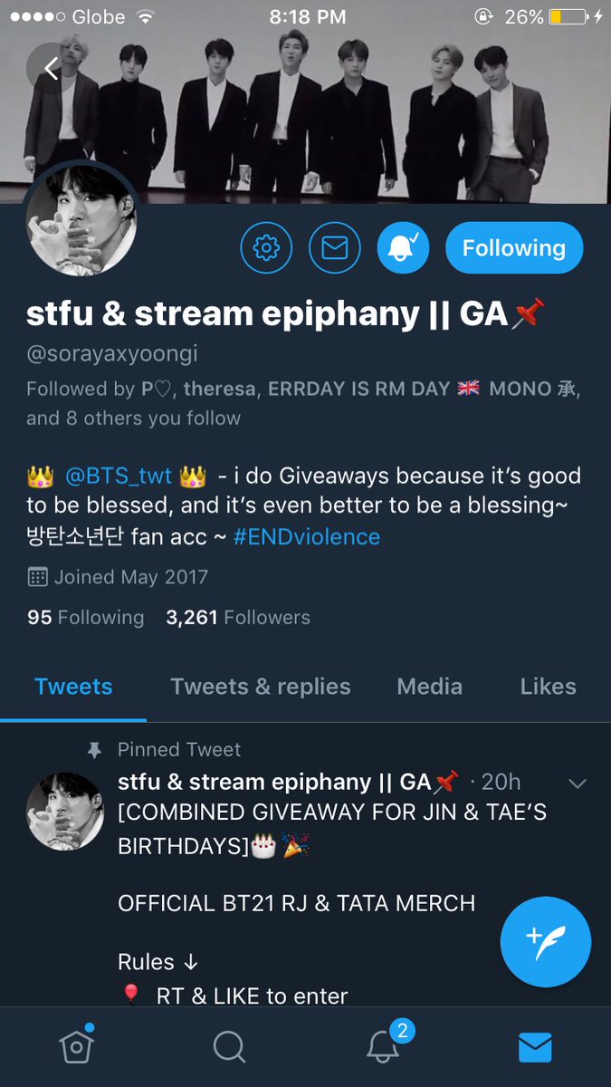 aziskyiel's tweet photo. @sorayaxyoongi @DdaengLife @BTS_twt @BT21_ #OurEpiphanyJin #ShiningandPreciousJin not sure about V's Bday HTs yet :( #VSingularity (?) haha #Taejin @BTS_twt
Thank you, Sora. https://t.co/woVFPRAgZO