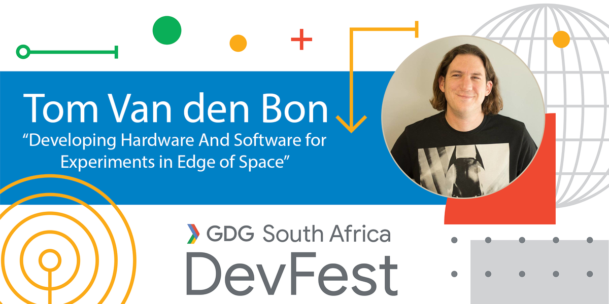 GDGJohannesburg's tweet photo. #DevFestZA Speaker Announcement! 📢

Now this is going to be an awesome talk 🙂. If you want to be inspired, join Tom Van den Bon, aka @geekc0der, as he shows us how to build hardware and software for the edge of space! 🤩 See you all there tomorrow! 🚀

https://t.co/XpZ33H5pcv https://t.co/9I2OenyHrg
